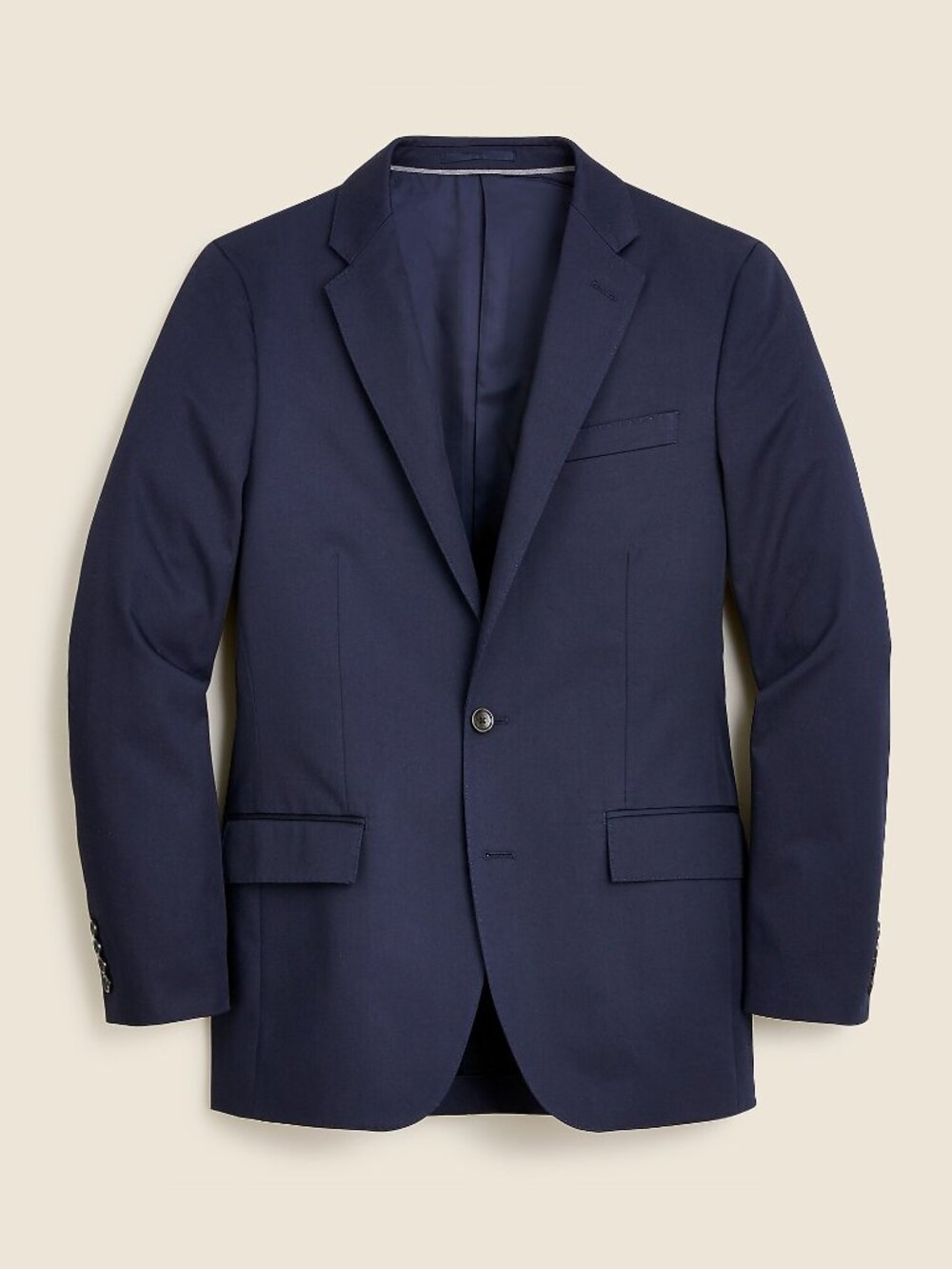 NWT J. Crew Mens Size 40 LONG 40L Navy Ludlow Slim Fit Chino Suit Jacket NEW